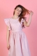 Платье Rosette с поясом, цвет розовый