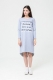 Платье Vogue серое с надписью на груди, бренд Futur Outfit